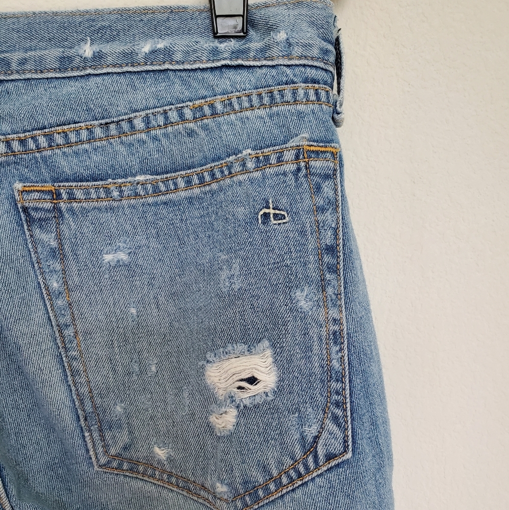 🎈SOLD Rag & Bone Distressed Boyfriend Jeans in 26 - Picture 12 of 14